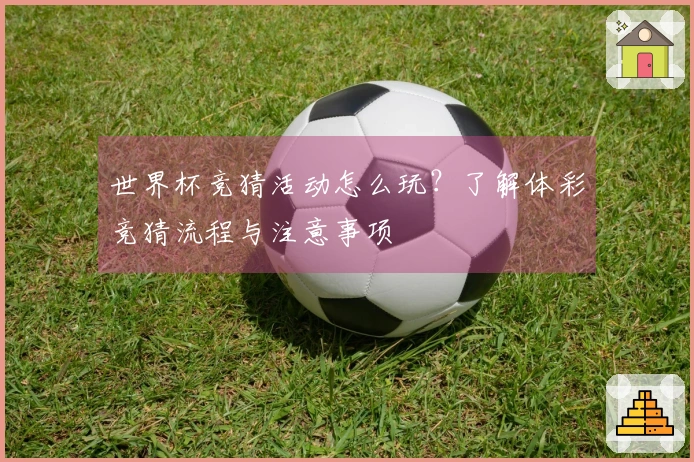 世界杯竞猜活动怎么玩？了解体彩竞猜流程与注意事项